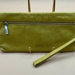 Hobo International A Very Beautiful Yellow Leather Clutch Wristlet Handag Photo 1