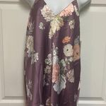 Flora Nikrooz Collection Lilac Arisa Printed Charmeuse Slip Gown Photo 1