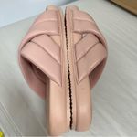 No Boundaries NoBo size 9 light pink cross strap slide sandals Photo 5