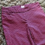 Laundry by Shelli Segal *Like New* Pink and Navy Greek Pattern LAUNDRY Women’s slacks Size 4 Photo 2