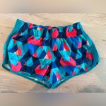 Adidas women’s multicolor climalite lined running shorts size medium Photo 0