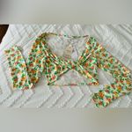 Mango Floral Twist-Front Crop Top vacation resort wear Photo 8