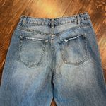 Vervet High Rise Distressed Straight Leg Ankle Crop Jeans Medium Wash Denim 26 Blue Size 29 Photo 6