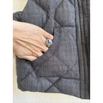 Juicy Couture Vintage Y2K wool blend plaid ruffle down puffer vest Size 4 S Photo 6