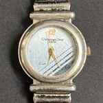 Christian Dior Paris women’s vintage silver/gold tone stainless steel watch Photo 2
