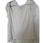 Iz Byer  Lace Overlay Shirt Size Plus 2XL Cold shoulders‎ Peekaboo Photo 5