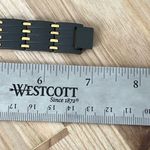 Seiko Rare Watch Matte Black Gold -Tone Bracelet Case Striped Textured Dial Photo 14