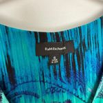 R & M Richards R&M Richard’s Women’s 6 Blue Patterned Maxi Dress Photo 2