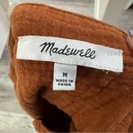 Madewell  burnt orange Shirt Medium‎ Photo 4