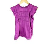 Rails  Filomena Summer Casual Lightweight Ruffle Top Size XS Berry Photo 1