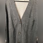 Everlane  2 Tone Gray Boxy Wool Cardigan NWOT Photo 2