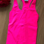 Phat Buddha neon pink racer back tank seamless one size Size undefined Photo 0