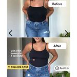 Brand New Women's Medium All Day Everyday Scoop Neck Cami Shapewear Top Blue Photo 5