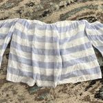 Jealous Tomato Stripped Off the Shoulder Cropped Top Photo 0