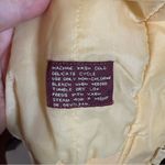 Vintage Ashton Cove Women’s Silk Ultra Soft 80’s Jacket Zippered Yellow Med EUC Photo 6