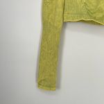 Free People  Movement Women's Yellow Mock Neck Long Sleeve‎ Textured Top Size M/L Photo 2