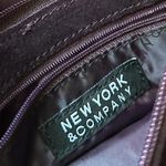 New York & Co. Purple Shoulder Bag Photo 7