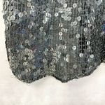 VTG Royal Feelings Sequin Silk Top Blouse Womens XLarge Glam Disco Party Holiday Black Size XL Photo 4