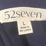 52seven Dress Women's Size Large Navy Blue V Photo 3