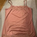 Maurice's Maurice’s lace trim cami size XL adjustable straps pink Photo 1