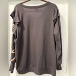 Torrid Lightweight French Terry Long Sleeve Top - Dark Gray Size 2X Photo 3