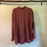 Athleta Tawny Rose Playa Linen Button Front Long Sleeve Oversized Shirt Size XL Photo 12