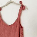 [NAF NAF] Coral Animal Print Shoulder Bow Strap Sleeveless Blouse Size Small S Pink Photo 7