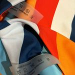 Striped, multicolored, and strapless bikini in size small Photo 7