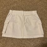 SheIn White Cargo Skirt Photo 1