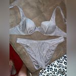 Silver Glitter Bikini Set Size M Photo 6