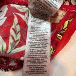 One Piece Red Floral  Swimsuit Womens 6 Photo 4