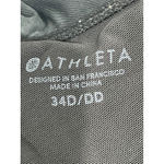 Athleta Lot of 2 bikini tops black  and Bikini Lab Tie Top black Beige Crochet Photo 3