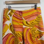 Trina Turk LA Shorts Womens 8 Colorful Retro Print Bermuda Stretch Vacay Modest Photo 2