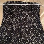 Delia's 🛍 Delia’s Black Lace and Cream Romper with Belt Size S Photo 5