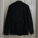 Active Basic Women's Black  Fleece Peacoat Jacket Size Med EUC #3571 Photo 6