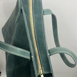 Portland Leather ‘Almost Perfect’ Large Lola Blue Crossbody Tote Gray Photo 7