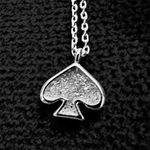 Kate Spade New Everyday Spade Pendant Necklace in Silver with Tag Photo 2