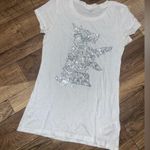 Juicy Couture Y2k  sequin Scottie dog logo tee shirt size medium Nwot holiday Photo 3