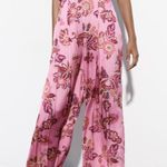 ZARA  jumpsuit romper wide leg sleeveless boho  floral summer vacation casual Photo 10