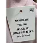 Kasper Women's Sheath Dress Tutu Pink Square Neck Sleeveless Size 12 Photo 3