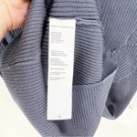 Good American  Plaited Ribbed Mini Dress Navy Size 2 Medium NWT Photo 5