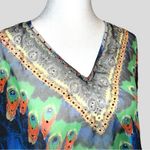 La Moda kaftan peacock style! New Blue Size undefined Photo 3