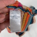 Faherty  women's size medium knit Colorful Striped Crochet Tank Top Photo 3