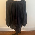 H&M  Black embroidered dress XS Photo 4