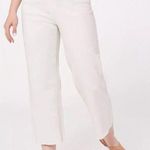 Denim & Co Easy Stretch Denim Crop Wide Leg Jeans Fray Hem A393117 Warm White 14 Photo 0