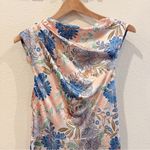 Significant Other Lana Wide Leg Jumpsuit in Daylight Floral Size 6 NWT Blue Photo 3