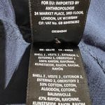 Holding Horses  Anthro Blue Button Down Shirt Long Sleeve Tunic Top Ladies Sz L Photo 7