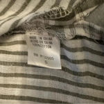 Entro  Olive and white plaid long sleeve button up shirt size S Photo 6