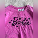 Barbie Hot Pink Acid Wash Embroidered Star Sweatshirt Size Large / L Photo 1