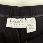 Chico's Chico’s Women’s 1 Short Black Slinky Stretchy Pants Photo 1